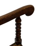 Art Deco chair minimalist oak wicker minimalist design