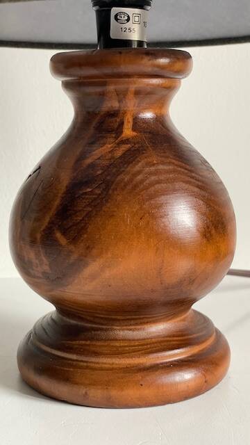 Solid Wood Lamp in a Country Style