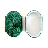 Malachite style porcelain box
