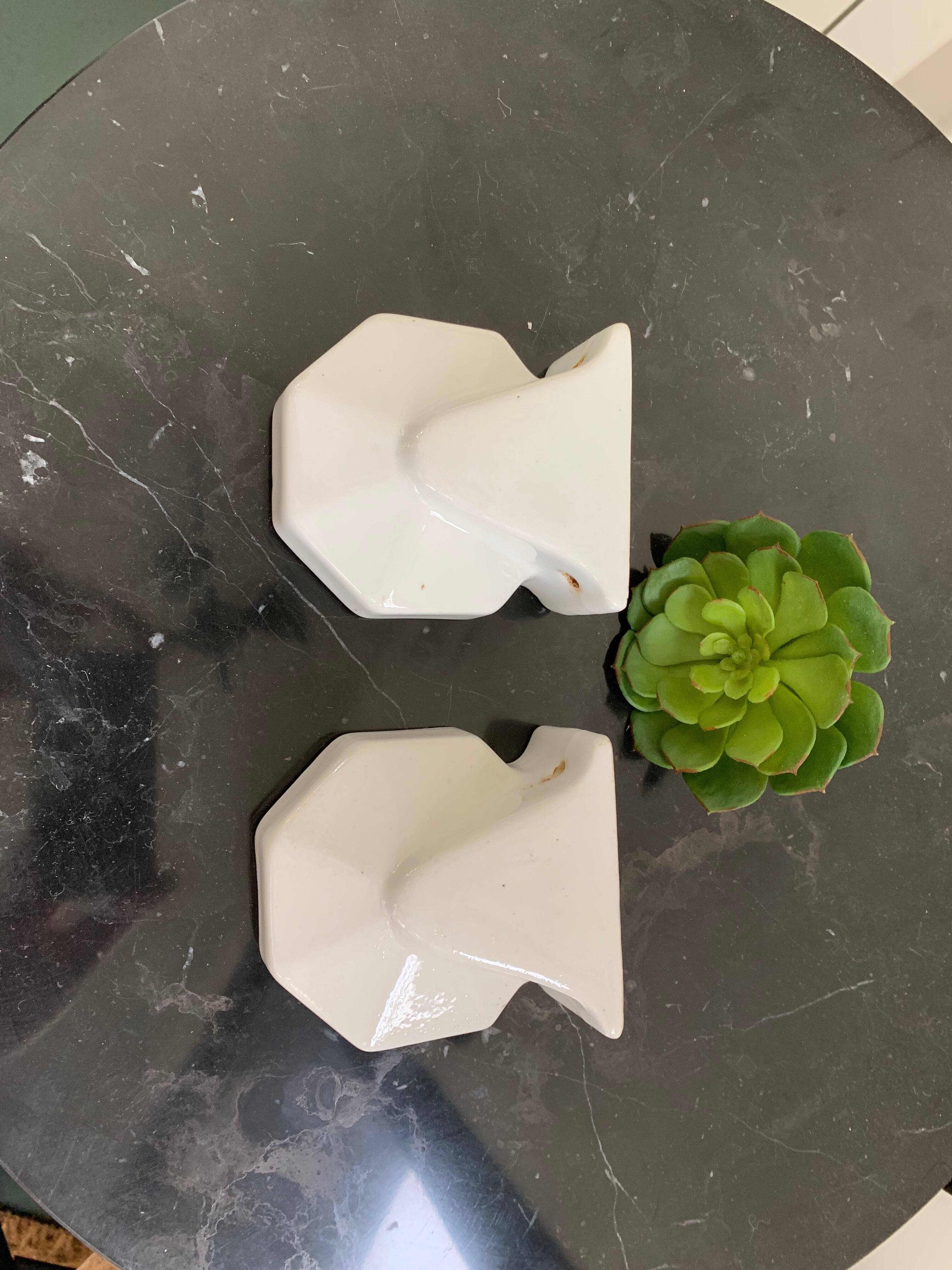 Porcelain wall lamps years 40