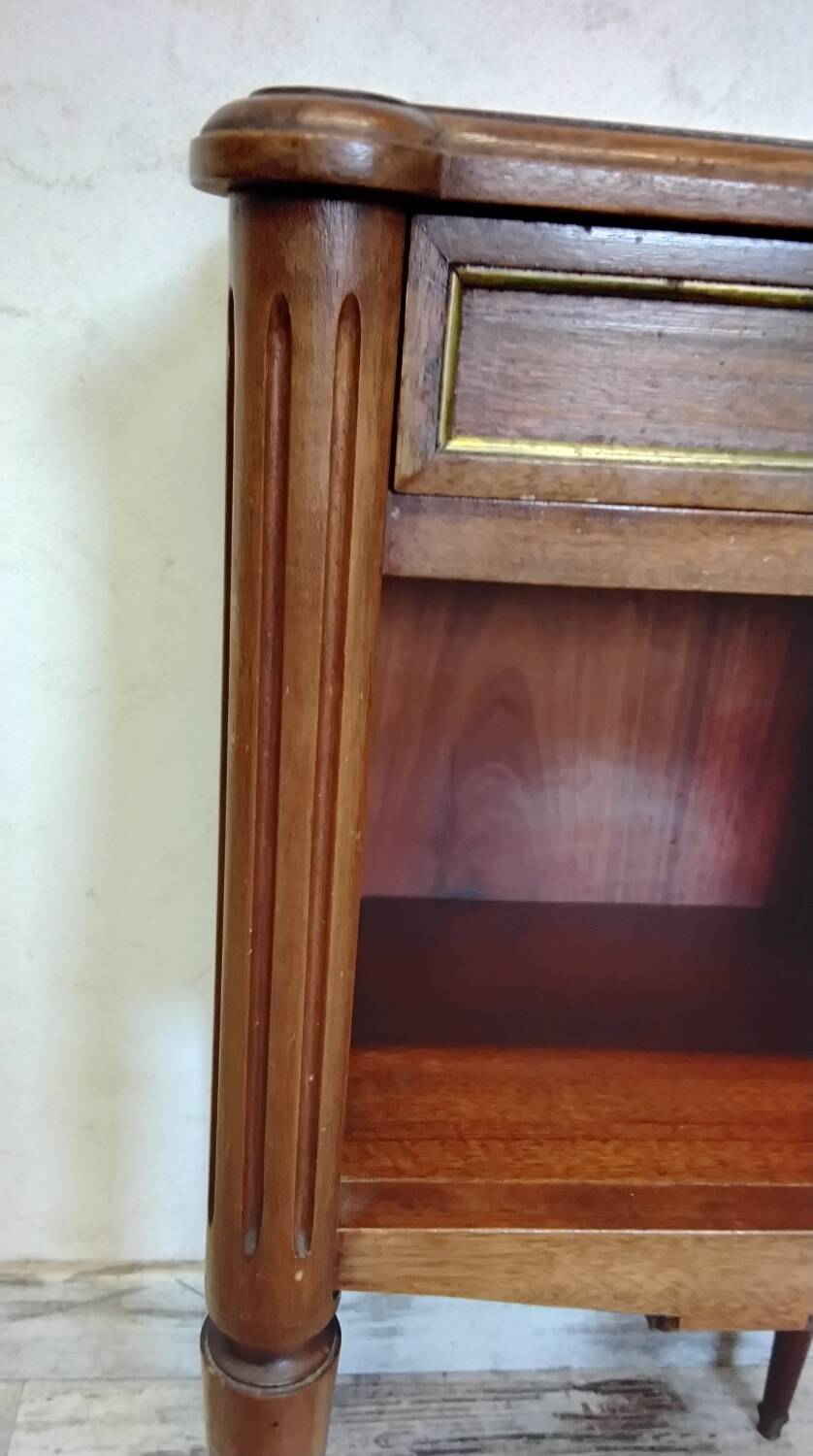 Pair of antique bedside tables