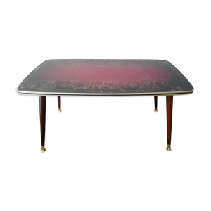 table basse vintage japonisante