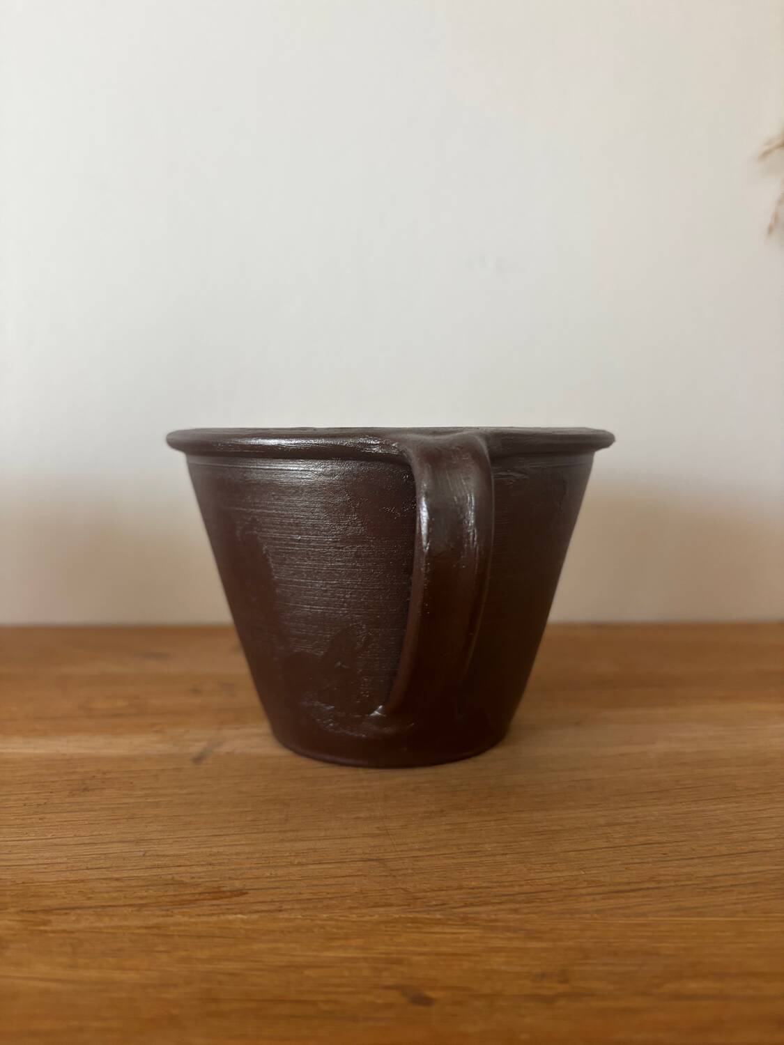 Set of two stoneware mugs Turgis Calvados