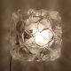 Square molded glass globe ceiling