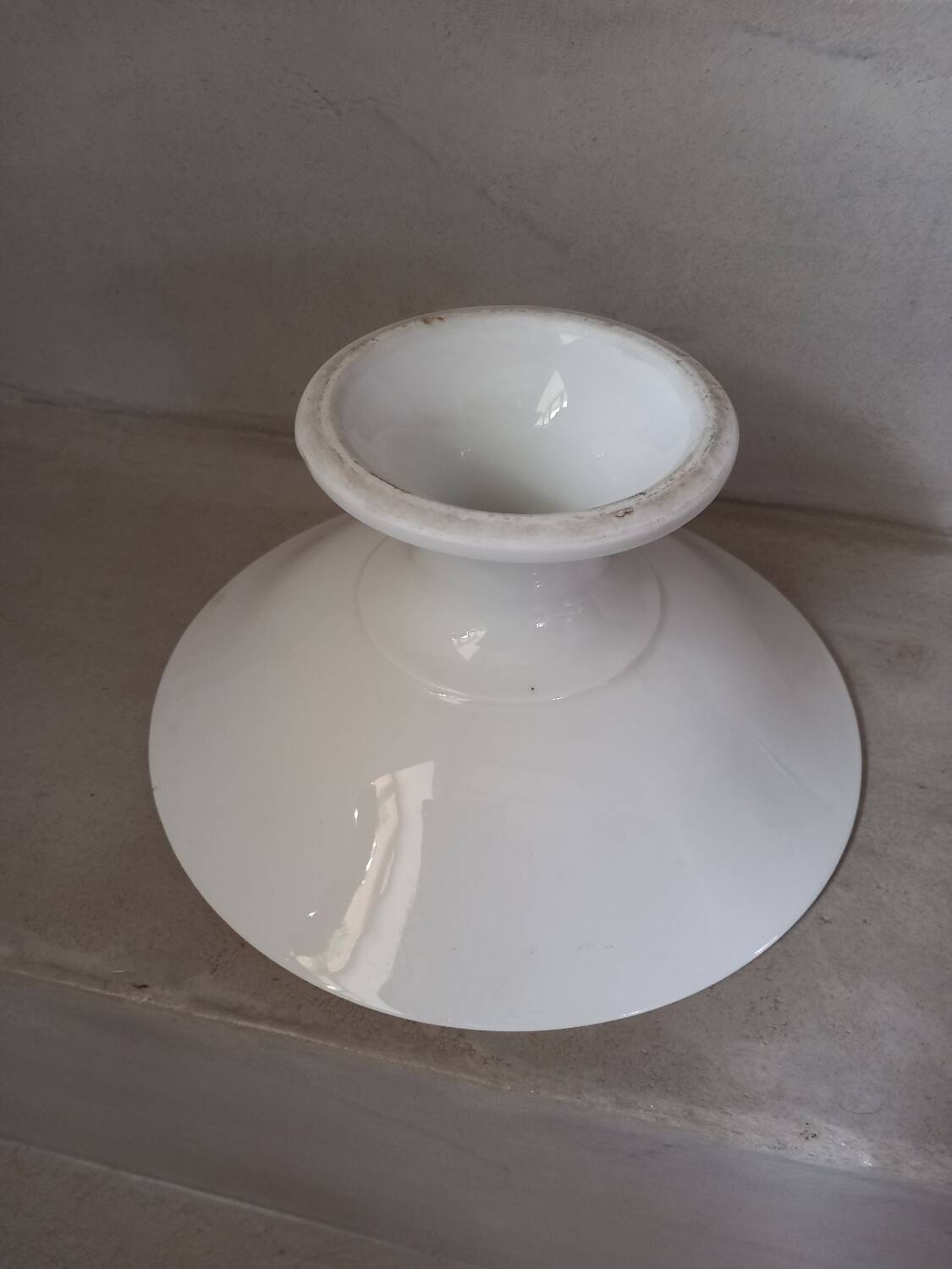 Old porcelain compote bowl