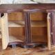 Old wooden doll sideboard