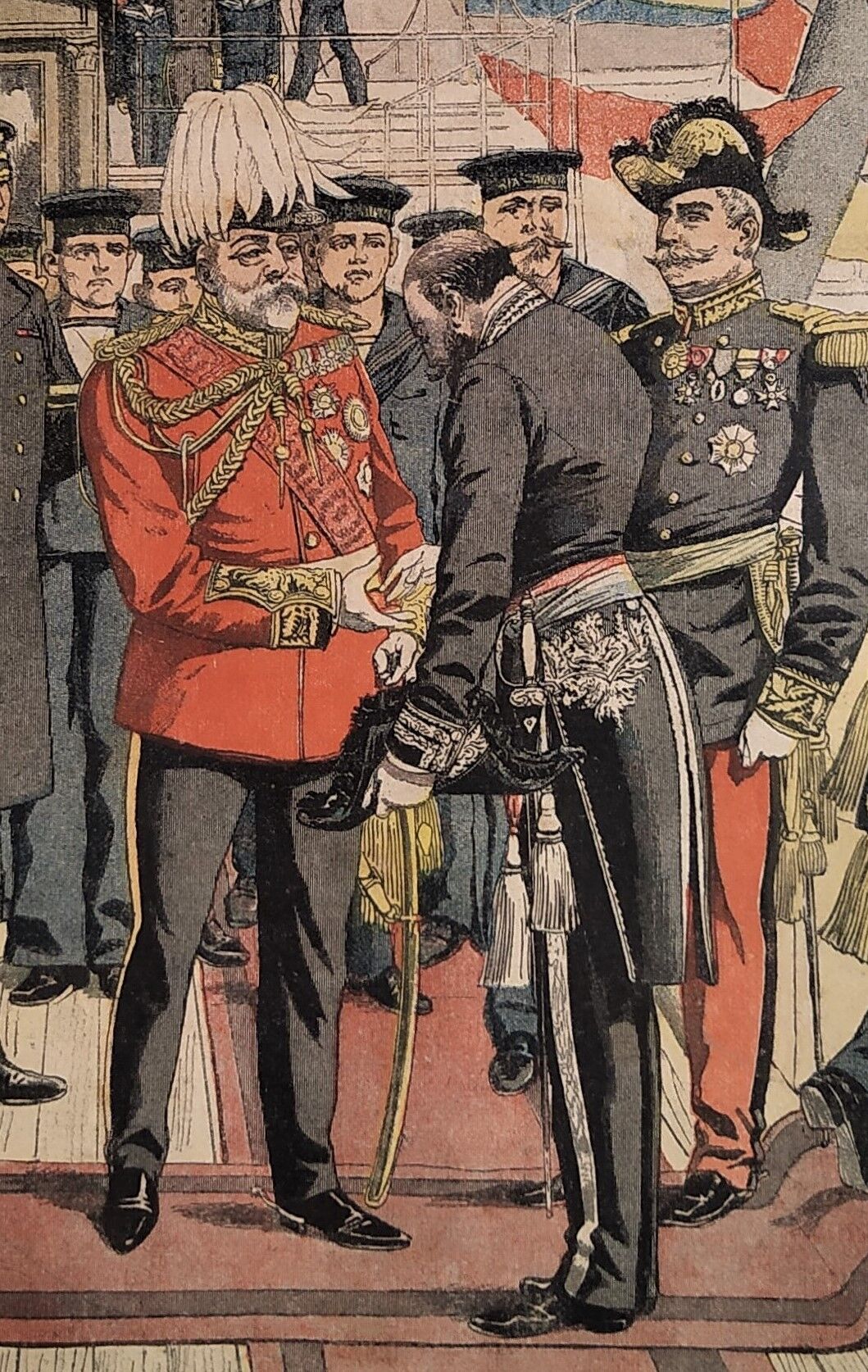 The King of England in France in May 1903