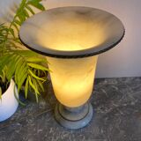 Vintage Medicis lamp in alabaster and brass