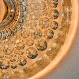 Pair of Space-age wall lights by Peill & Putzler, blown Murano glass, Germany, 1970