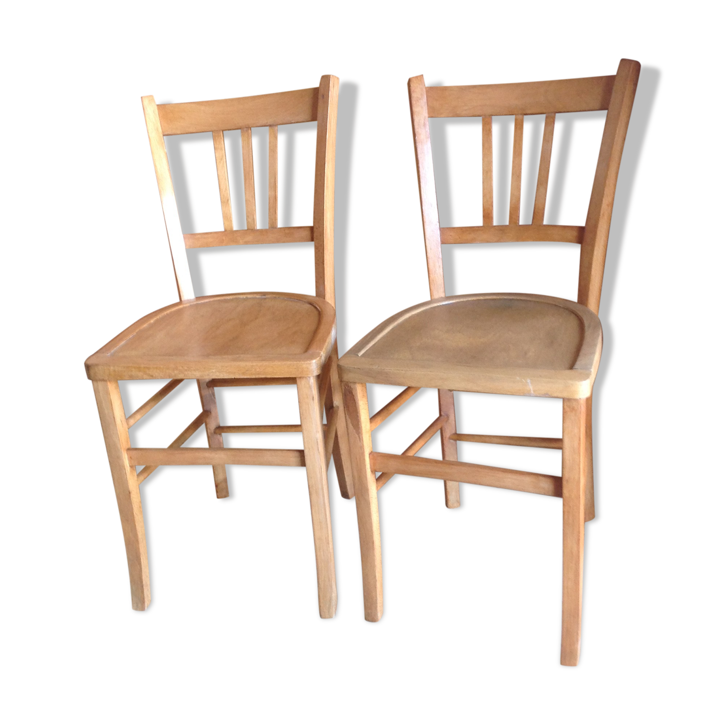 Pair of Luterma vintage bistro chairs