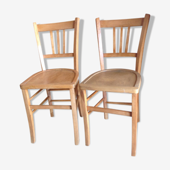 Paire de chaises bistrot vintage Luterma
