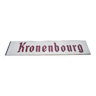 Enseigne publicitaire ancienne biere Kronenbourg
