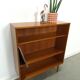 Noten fineer boekenkast LP kast met legplanken nr. 2