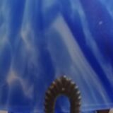 Mushroom lamp in glass paste