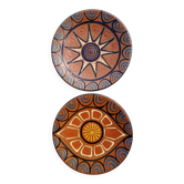 Plates, Puygdemont ceramics, vintage
