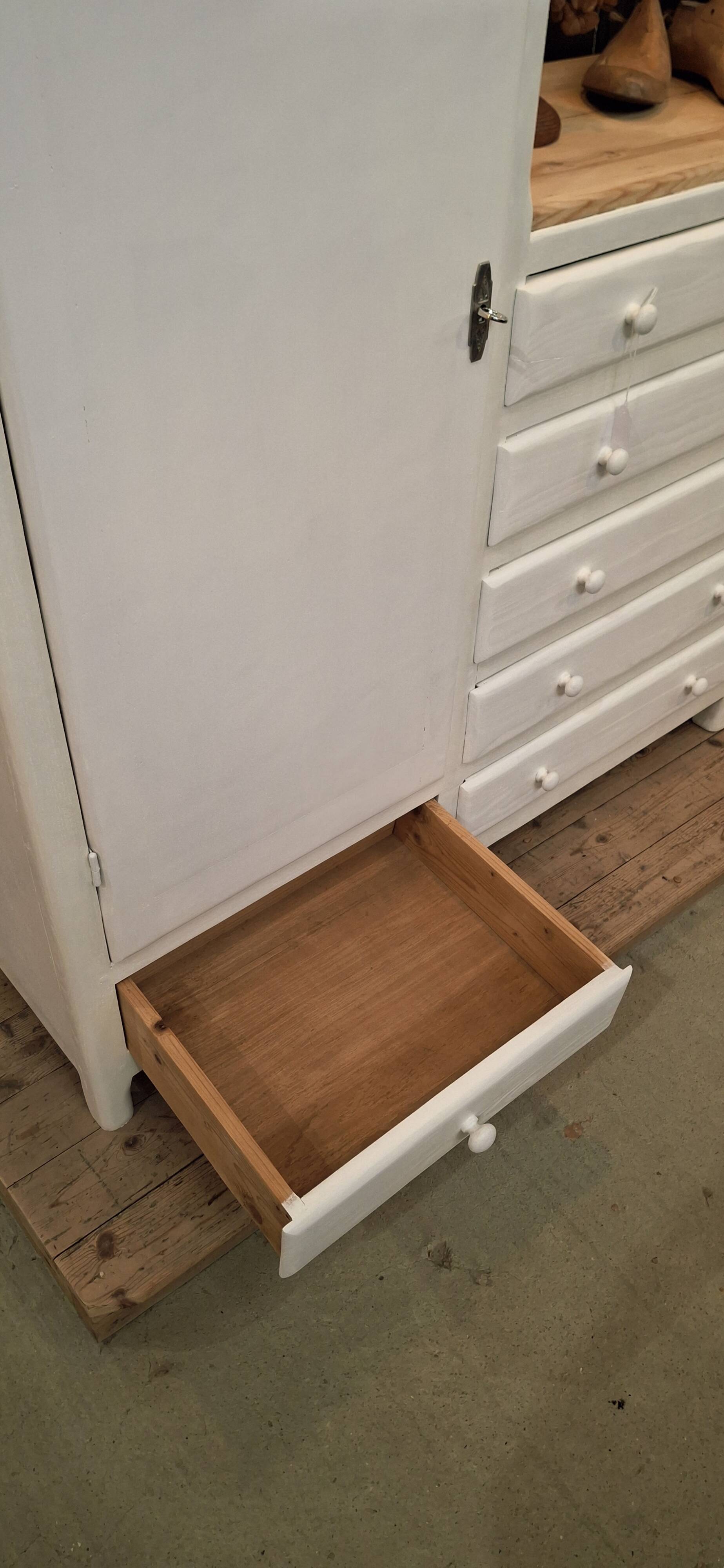 Vintage asymmetrical wardrobe