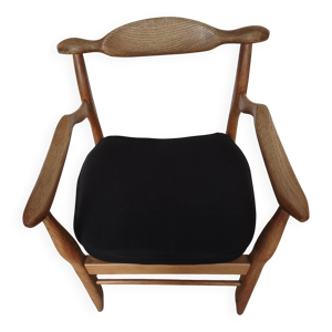 Fauteuil en chêne 1950 - guillerme