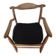 Oak armchair from 1950 by Guillerme and Chambron