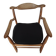 Oak armchair from 1950 by Guillerme and Chambron