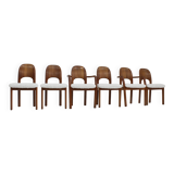 Vintage Danish Dining Chairs teak wood 1960s , Set of 6