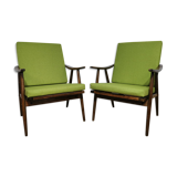 Lounge chairs by Ton, Set of 2