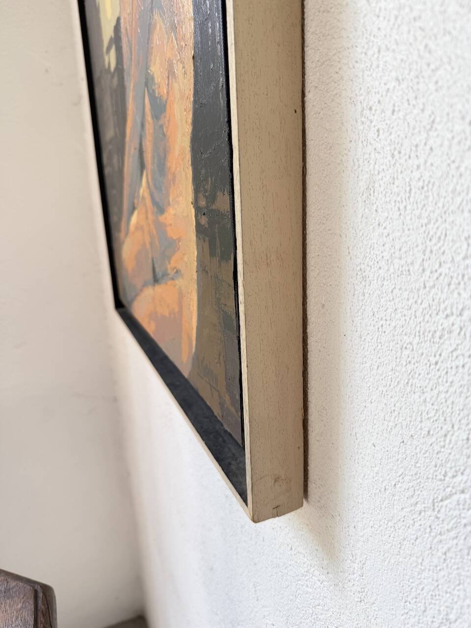 Oil painting of a naked woman