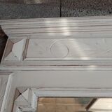 Old beveled trumeau mirror 105x73cm