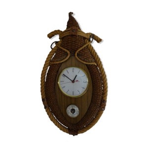 Pendule vintage collier cheval