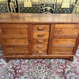 Low solid oak sideboard “René Gabriel”