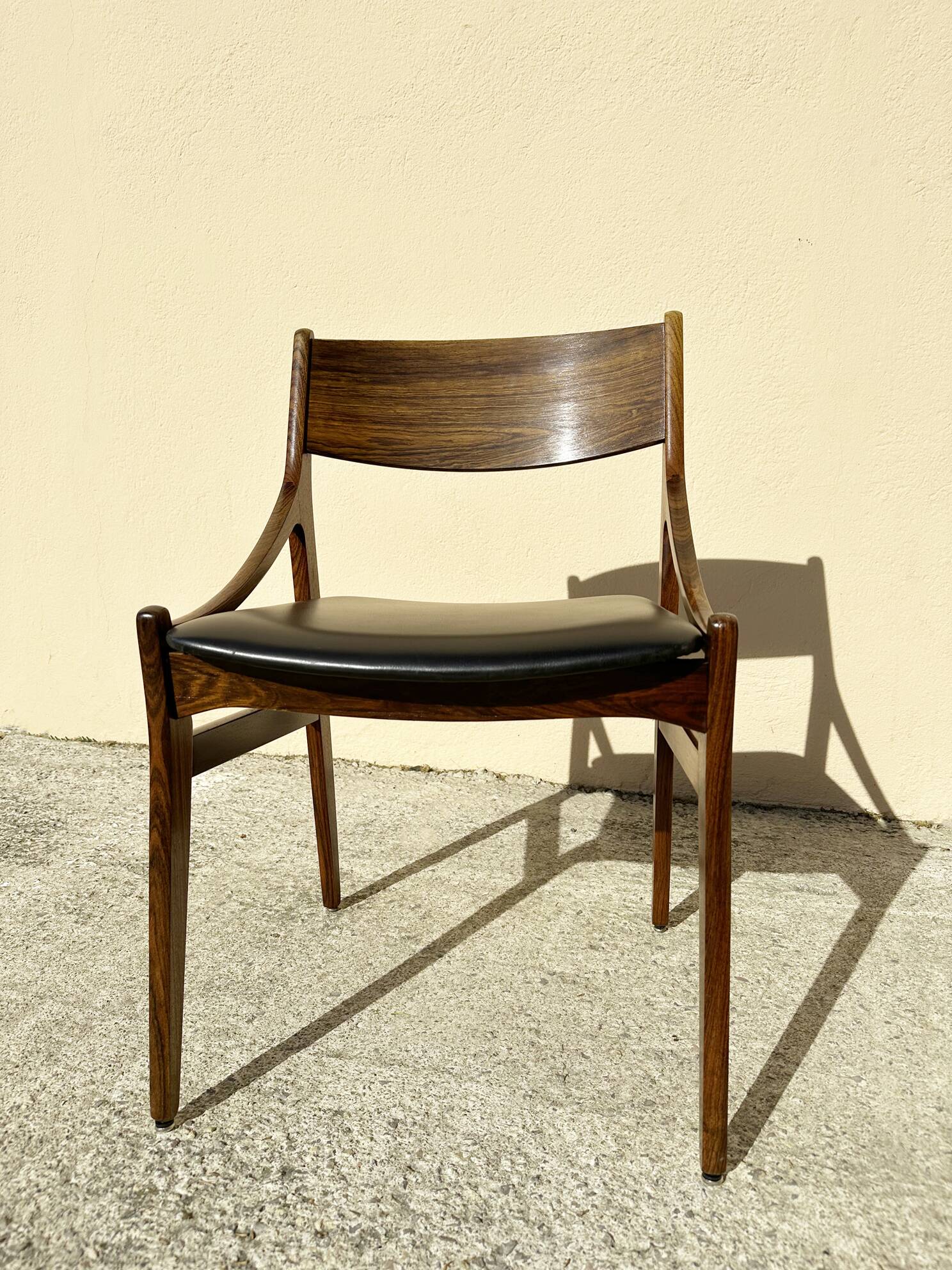4 chaises H Vestevig Eriksen, Møbelfabrik. Danemark 1960