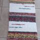 Handmade recycled cotton rug - Double thickness Multicolor