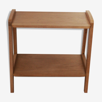 1970 solid oak console