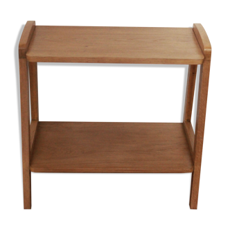1970 solid oak console
