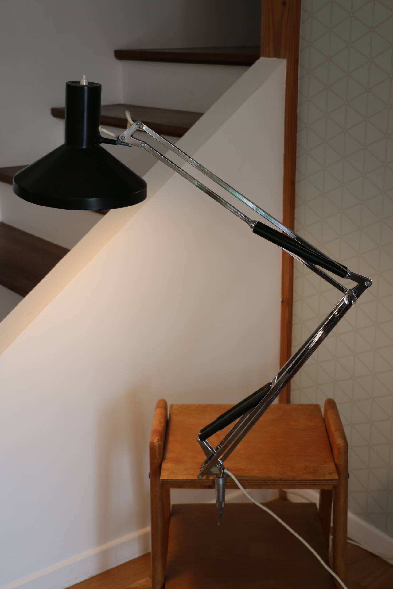 Luxo l1n black clamp lamp jacob jacobsen
