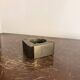Vintage Geometric Brutalist Mid-Century Bronze Ashtray