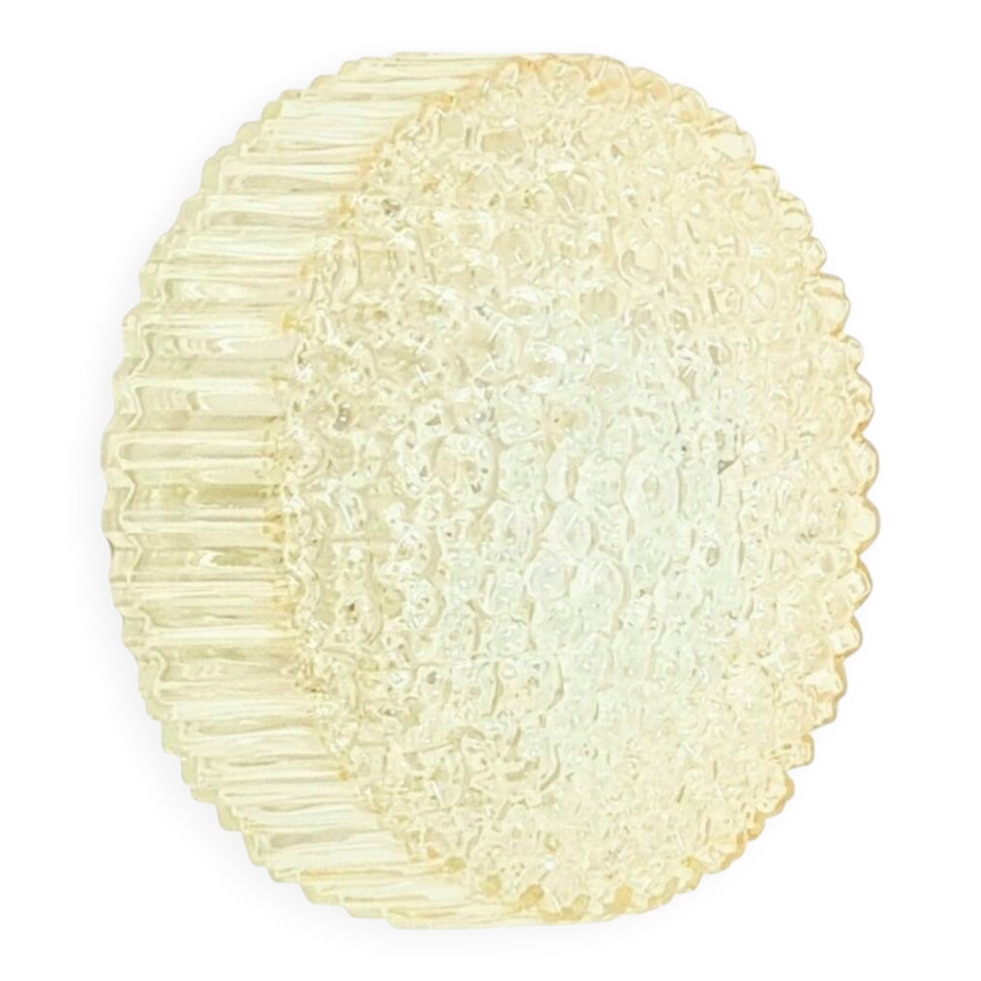 Applique murale ou plafonnier en verre bulle de style mid-century moderne par Tynell, années 60.