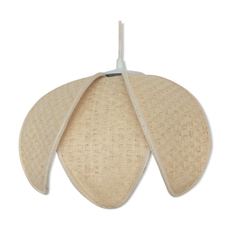 Suspension fleur double corolle vintage