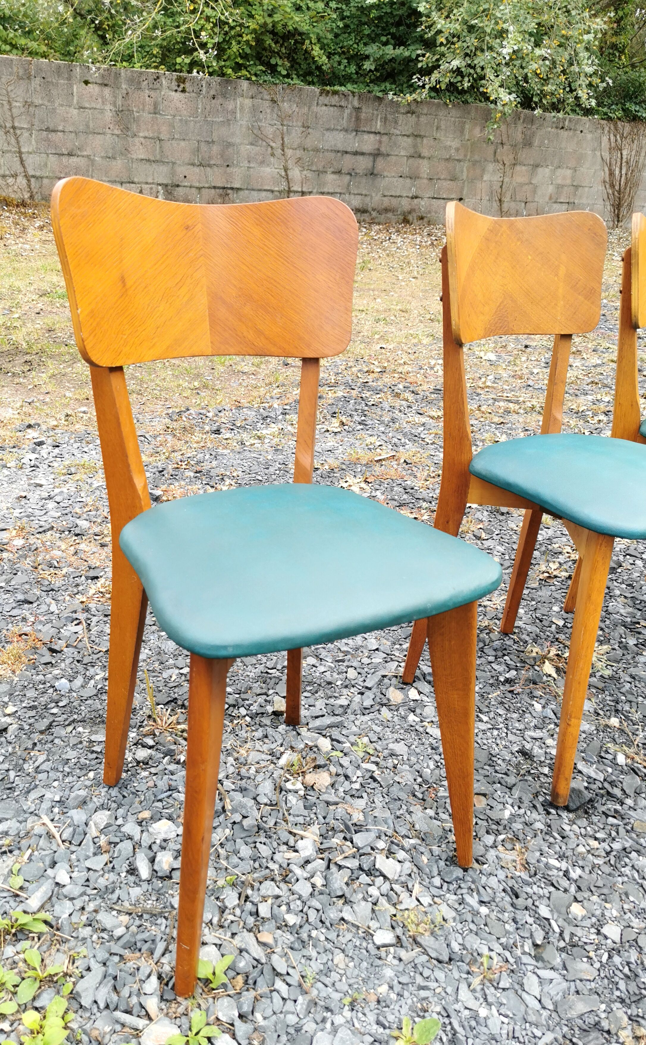 Set 6 vintage chairs