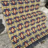 Swedish 1940-50 ‘s Needle point Flat Wall Rug 80x118cm