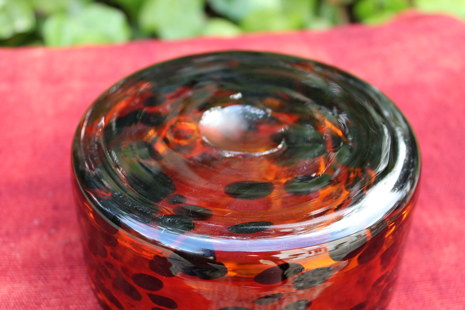70s Murano glass cigar ashtray