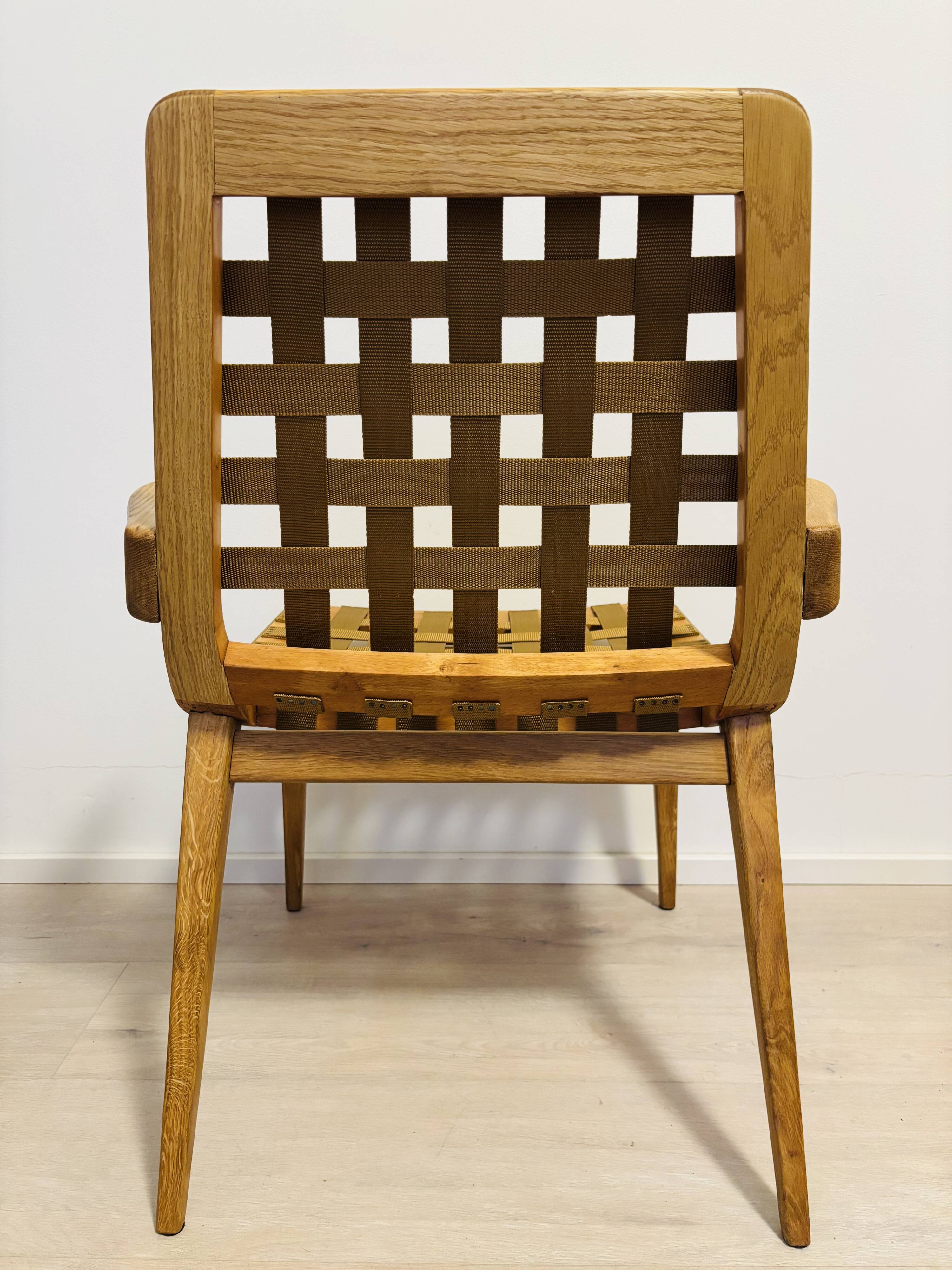 Vintage Lounge Armchair by Jan Vaněk, Czechoslovakia 1960’s