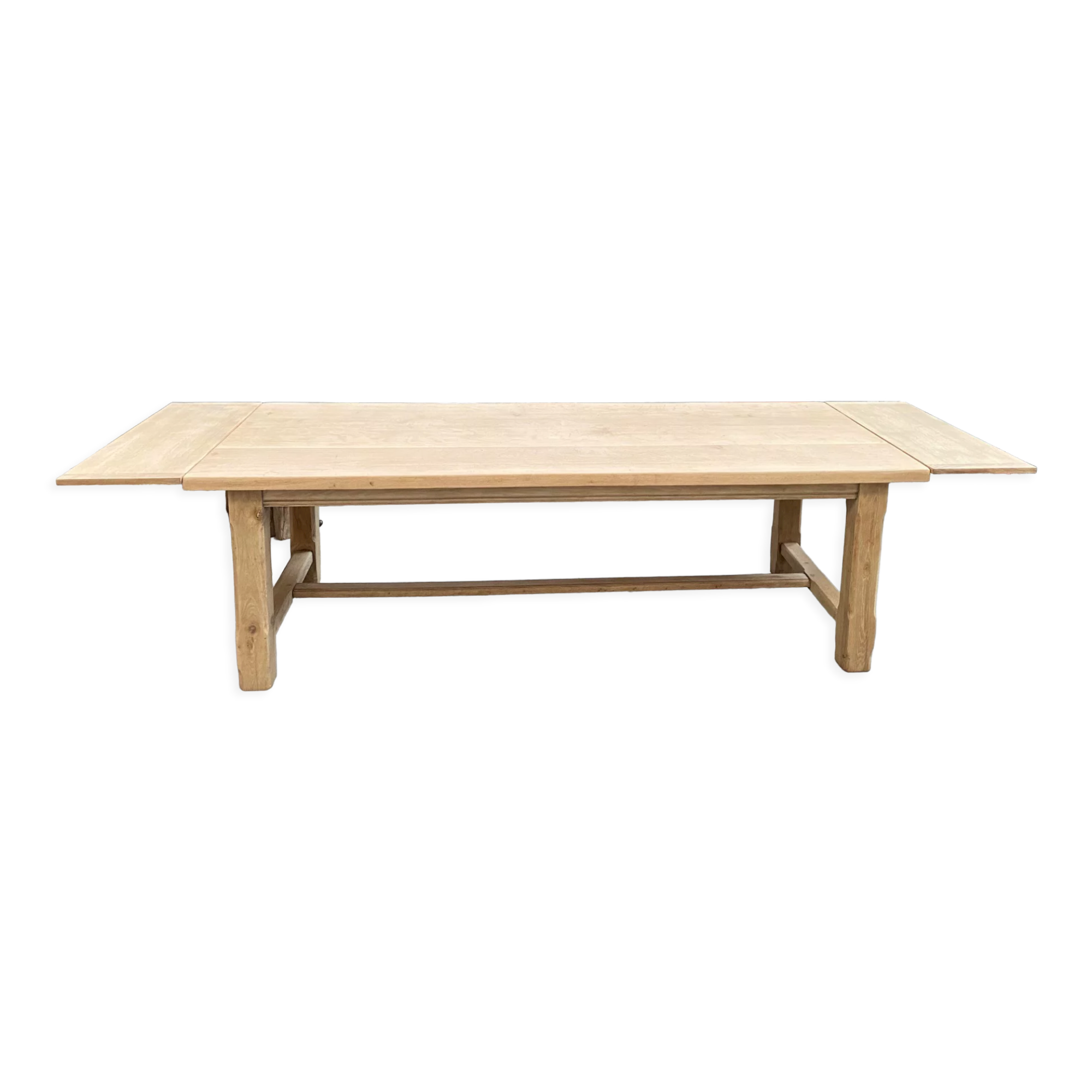 Farmhouse table with oak extensions