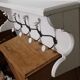 Wooden wall coat rack 4 hooks