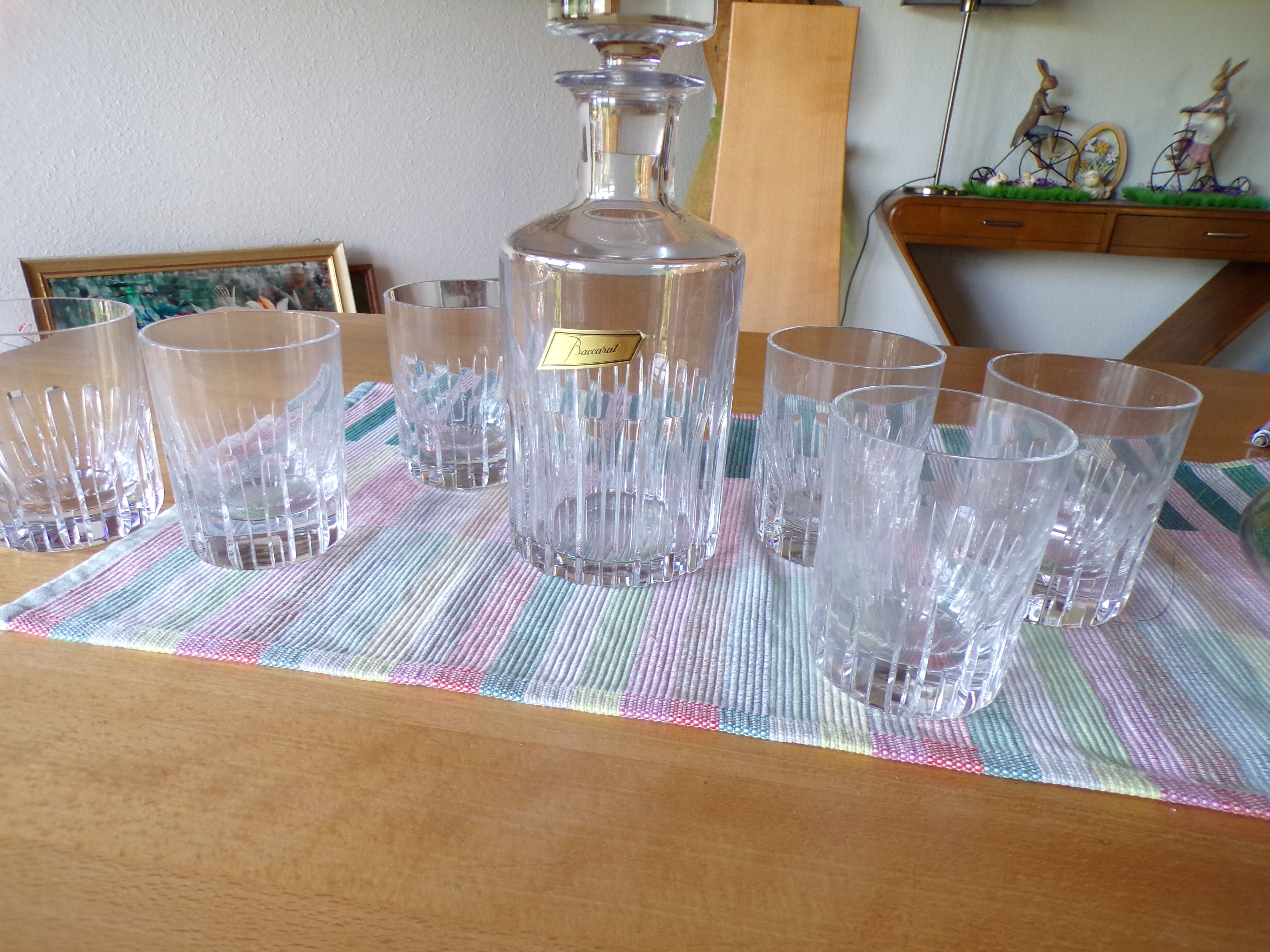 Crystal Baccarat whisky service