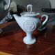 Luxury service of 16 pieces in pearlescent art porcelain - Signed DR PERLA, 1991