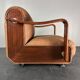 Midcentury brutalist embassy lounge or easy low club chair, 1960s