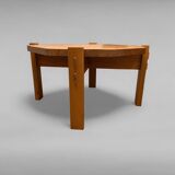 Softwood table by Erwin Egel for Dieter Güllert