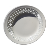 Digoin Sarreguemines hollow round dish in earthenware model Dassary diam 26 cm