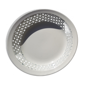 Plat rond creux en faïence de Digoin Sarreguemines modèle Dassary diam 26 cm