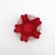 Barovier Toso Murano 1950 Ruby Red Pocket Bowl